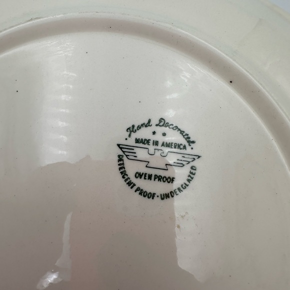 Vintage Stetson Marcrest Gay Nineties 90s 11 inch Serving Platter MCM USA - Picture 4 of 4